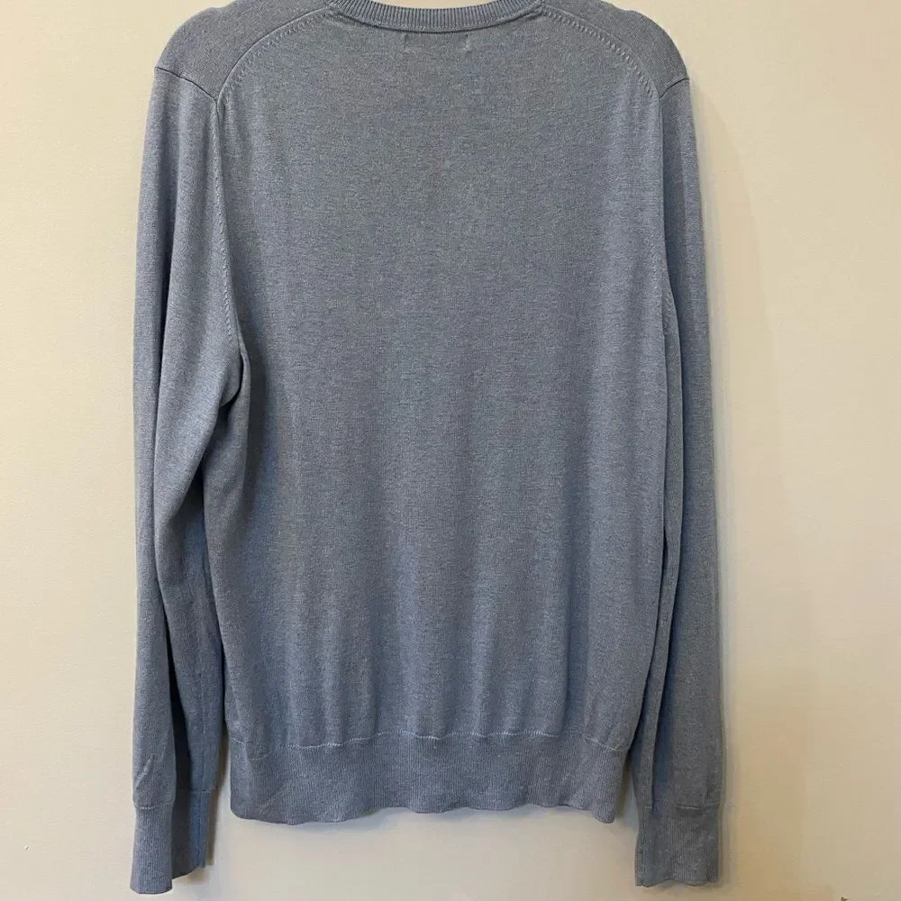 Banana Republic 72% Silk 15% Cashmere V Neck Sweater Men Size L